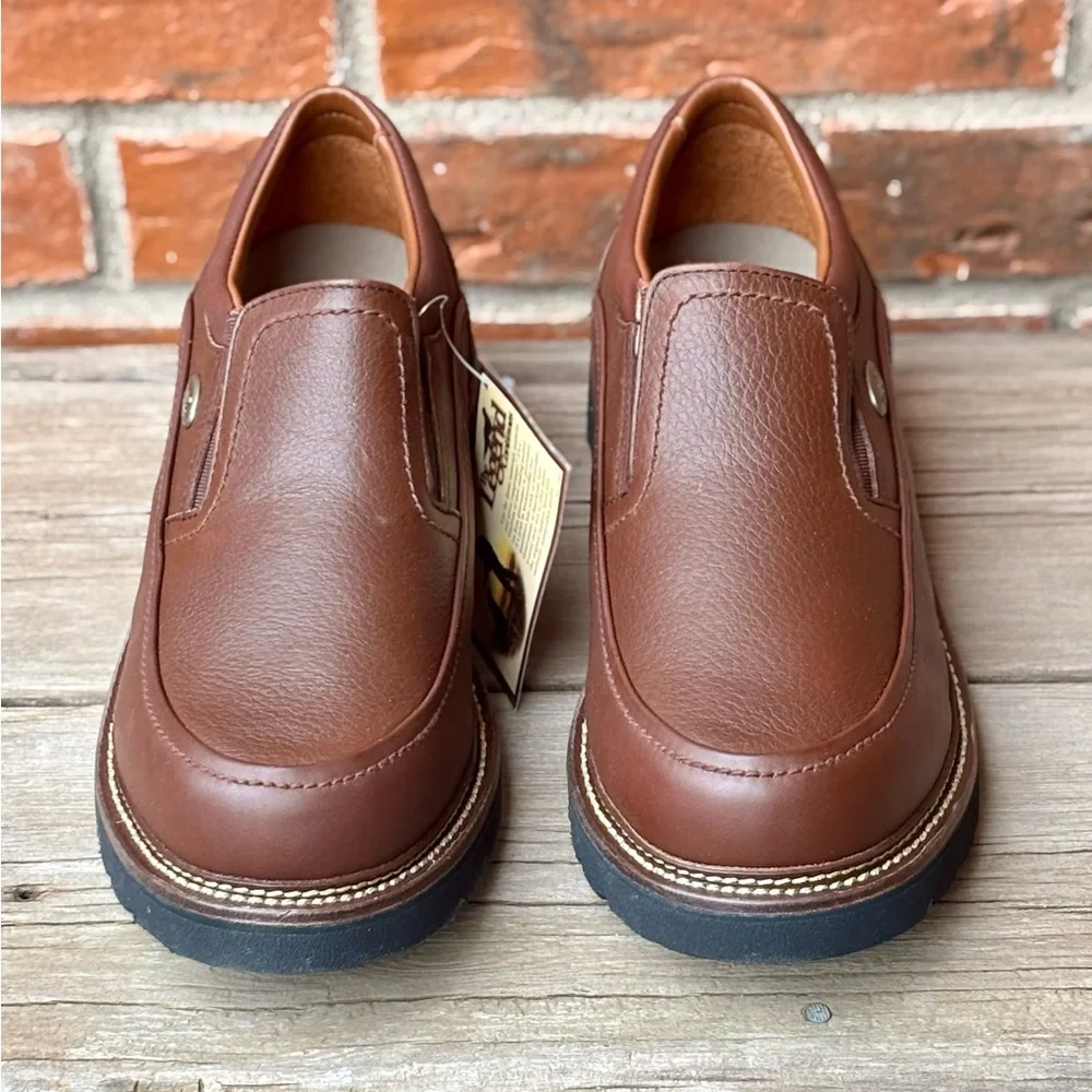 Red Wing Irish Setter 1880 Trail Walker Brown Leather Slip On Shoes Sz 11.5EE - Picture 2 of 9